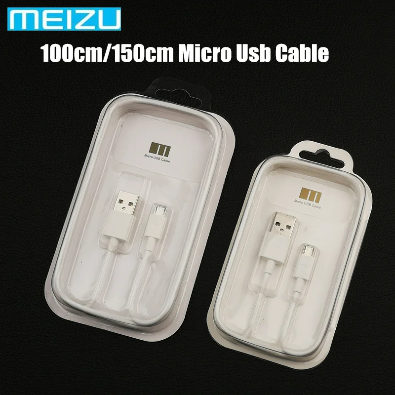 

Original 100/150cm White quick Fast Charge Micro Usb Cable MEIZU M6 Note Charger Cable For M5S M6S m5 note m5c m6t m3s mx6 m3