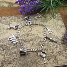 Талисман Cheer вечерние серебряный браслет бармен ювелирные изделия ручной работы