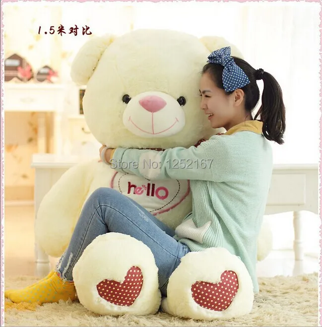 new 150CM Life size teddy bears Doll Plush Toys Large Giant Big Teddy