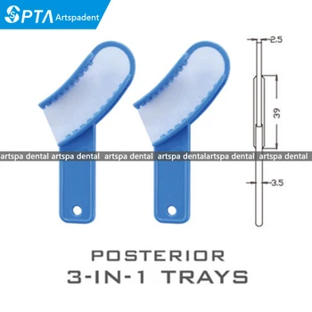 

36pcs/set Dental Impression 3-IN-1 TRAYS Quadrant Wide Occlusal Plane Plastic