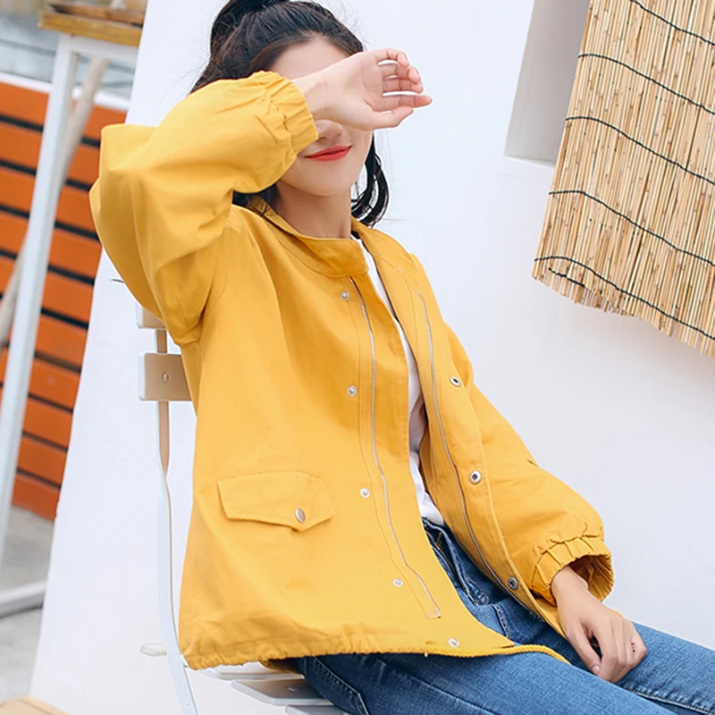 Женское пальто с длинным рукавом Windbreak однобортное отложным воротником в