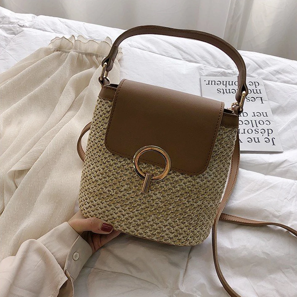 Straw Bucket Bag (6)