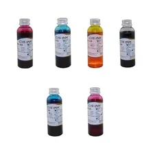 100 мл/бутылка BK C M Y LC LM универсальные Съедобные чернила для настольного струйного принтера торт еда шоколад Suger печать