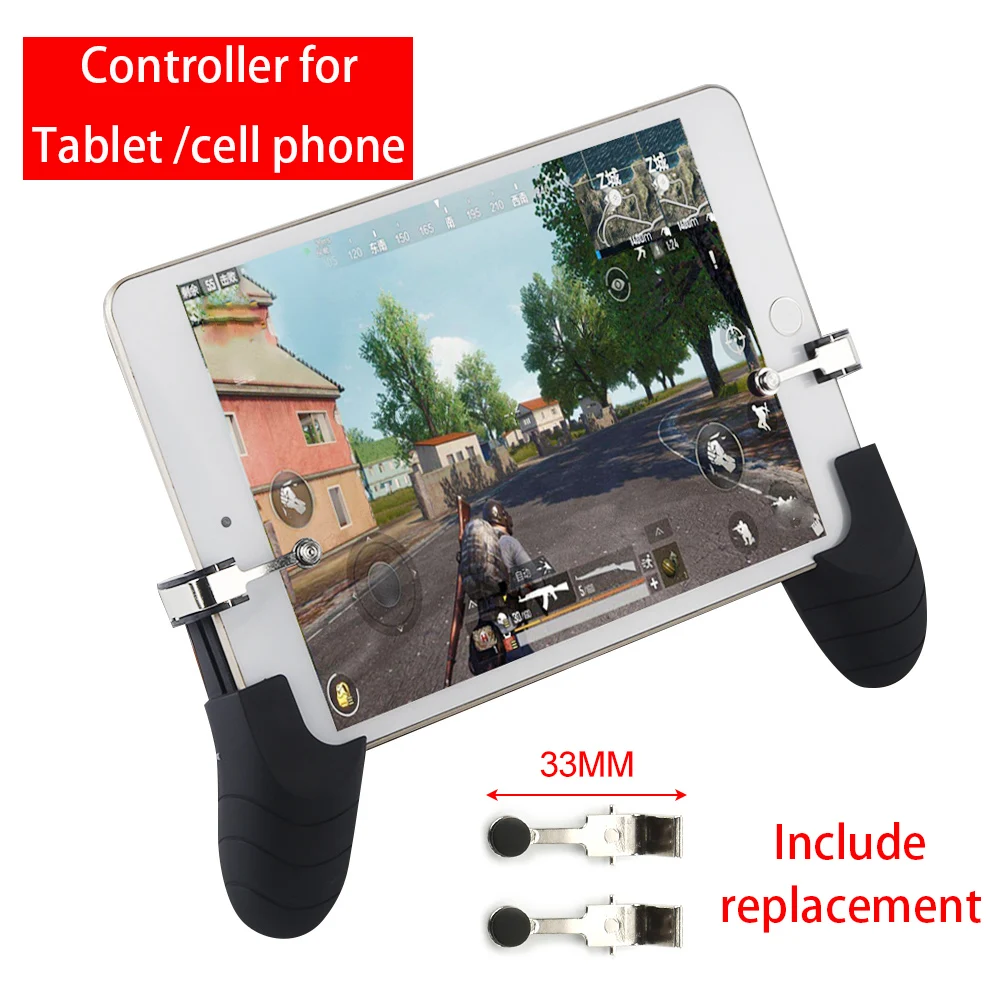 

For PUBG Cell Phone Mobile control Gamepad Trigger Fire Button Aim L1R1 Shooter Controller For IOS Ipad Android Xiaomi Joystick