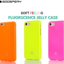 Меркурий Goospery флуоресцентный желеобразный ТПУ мягкий чехол для iPhone 11 Pro Max 6 6S 7 8 Plus Xs Ma XR желеобразный TPU