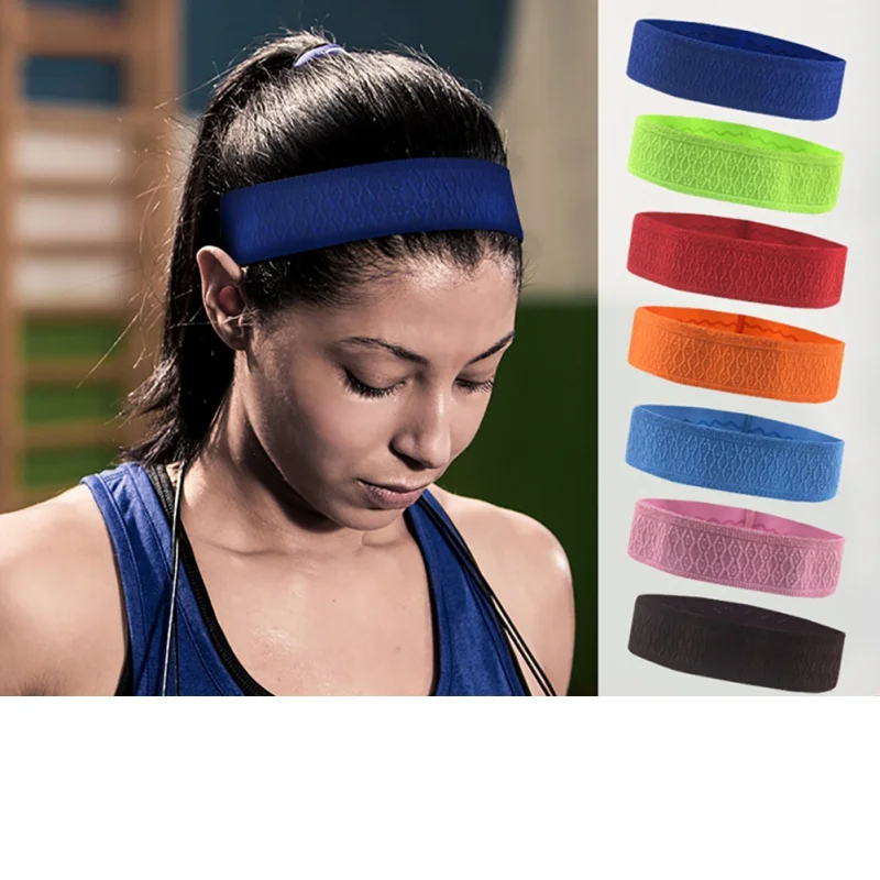 Outdoor Fitness Riding Sweat Headband Movement Elastic Hair Band Ladies