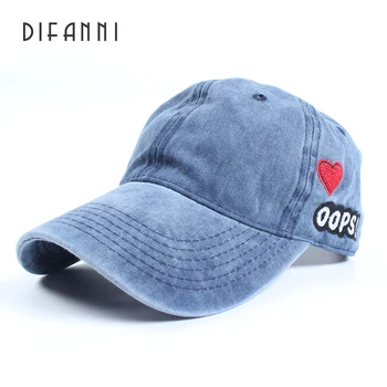

[DIFANNI]Women Snapback Caps Men Baseball Cap Hats For Men Casquette Plain Bone Gorras Cotton Washed Blank Vintage Baseball Caps
