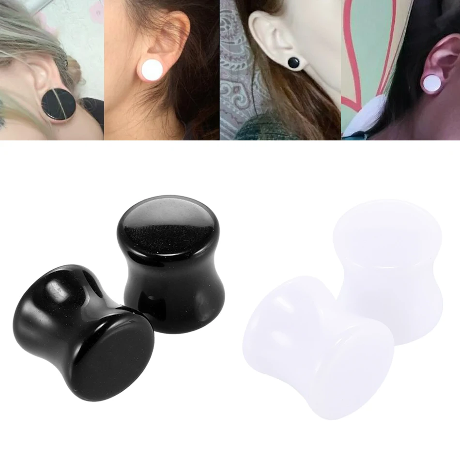 Пара акриловых ушных вилок SWANJO расширители растяжители для ушей|earring gauges|acrylic ear