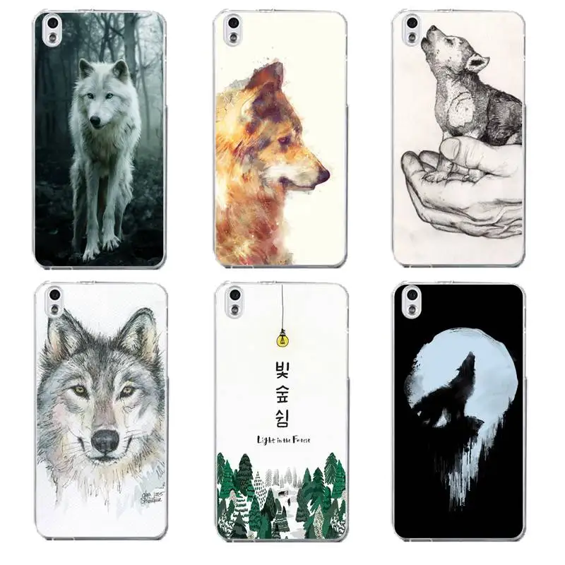 Tree Soft Clear TPU Phone Case For HTC D820 M8 M9 A9 Wolf Horse Animal Moon Coque Cute Silicone Fundas Back Cover Free Shipping | Мобильные
