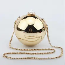 2016 Petite Forme De Boule Perle Sac de Soirée Acrylique Globes Sac À Main Femmes Sac D’épaule de Partie Sacs À Main Avec Célèbre Marque Embrayages Li271