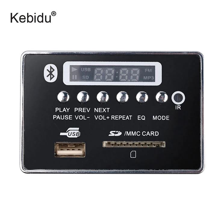Mp3 плеер Kebidu с Bluetooth встроенный WMA декодер плата поддержкой