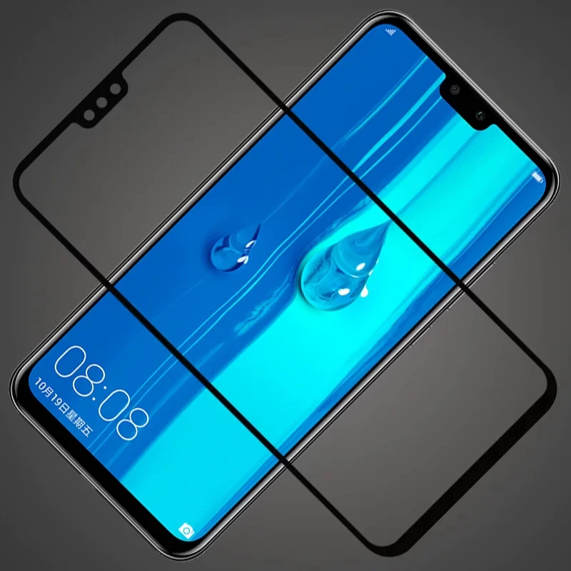 Защитное стекло для экрана Huawei Y6 Y9 2019 Y5 Y7 Prime закаленное полное покрытие Защитная