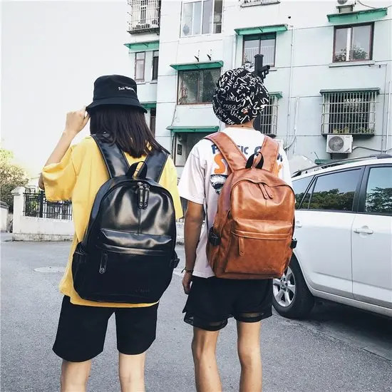 أزياء الرجال بو الجلود على ظهره النساء الظهر المدرسة حقيبة Daypack حقيبة الظهر للفتيان في سن المراهقة المرأة السفر أكياس الفتيات Mochilas أزياء الرجال بو الجلود على ظهره النساء الظهر المدرسة حقيبة Daypack حقيبة الظهر للفتيان في سن المراهقة المرأة السفر أكياس الفتيات Mochilas