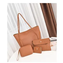Women Soft Pu Leather Handbag High Quality Lady Fashion Shoulder Bag Luxury Brand Tassel Bucket Casual Tote Female 3 Set Bags Women Soft Pu Leather Handbag High Quality Lady Fashion Shoulder Bag Luxury Brand Tassel Bucket Casual Tote Female 3 Set Bags