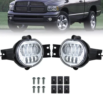

For Dodge Ram 1500 2002-2008 2500 3500 2003-2009 Durango 2004-2006 LED Car Front Bumper Fog Light Lamp Car Passing Lights