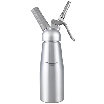 

HOT SALE 1000Ml Aluminum Cream Dispenser, Gourmet Blender, Stainless Steel Decorative Nozzle And Plastic Pastry Tube