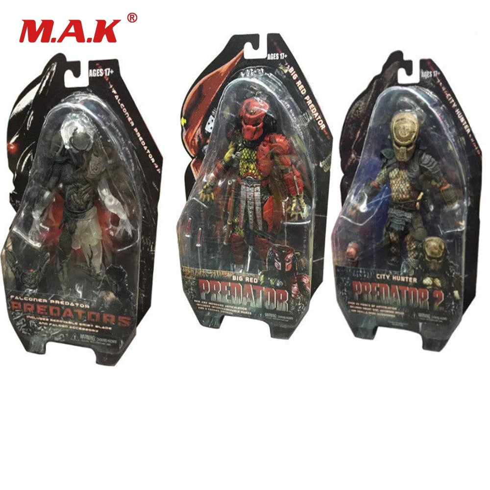 7inches 18cm NECA Alien vs Predator City Hunter/Big Red/Falconer Predator PVC Figure Model Collection Model Toy цена 7inches 18cm NECA Alien vs Predator City Hunter/Big Red/Falconer Predator PVC Figure Model Collection Model Toy цены онлайн