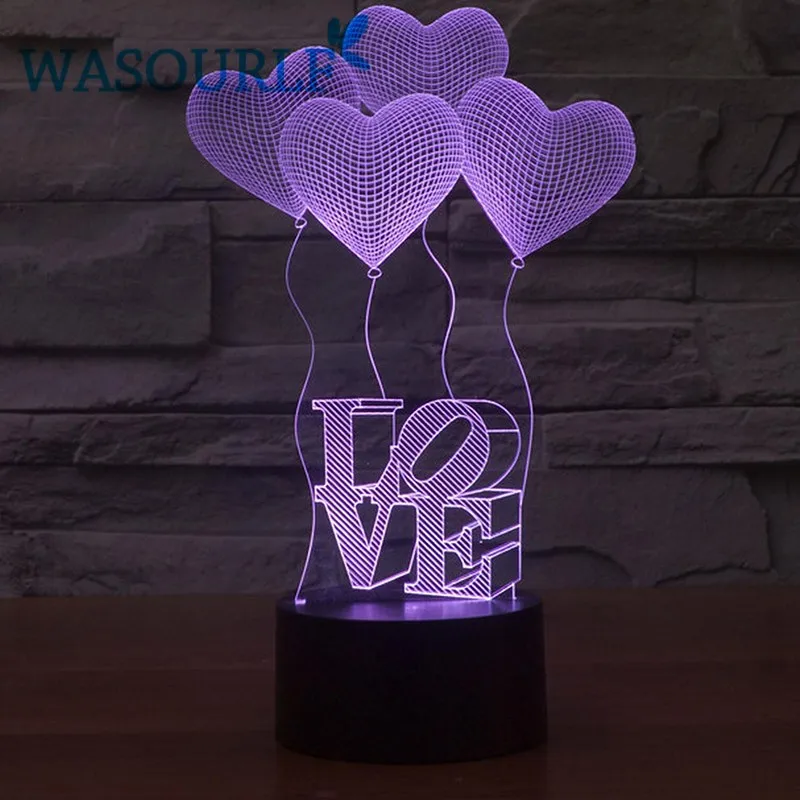 Lâmpada de Carregamento Luz da Noite Acrílico Luna Melhor Presente Aniversário Natal Redonda Frete Grátis 3d Luz 2 Cheap acrylic night light