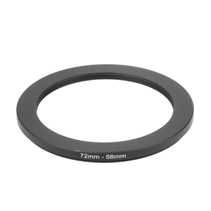 72mm To 58mm Metal Step Down Rings Lens Adapter Filter Camera Tool