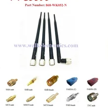 Высокое Усиление N Мужской 868 МГц антенна N Мужской UHF RFID антенна Складная 295 мм длина 7.0dBi