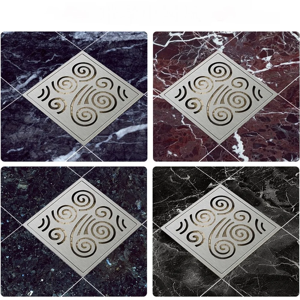 

Kitchen stainless steel floor drain toilet floor drain sewer drain pipe deodorant floor drain cabinet LU5252