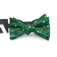 Mantieqingway Елки Печатных Случайные Галстук-бабочка для Свадьбы Снежинки Узкие Мужские Галстуки Галстук Воротник Галстук-Бабочка Галстуки