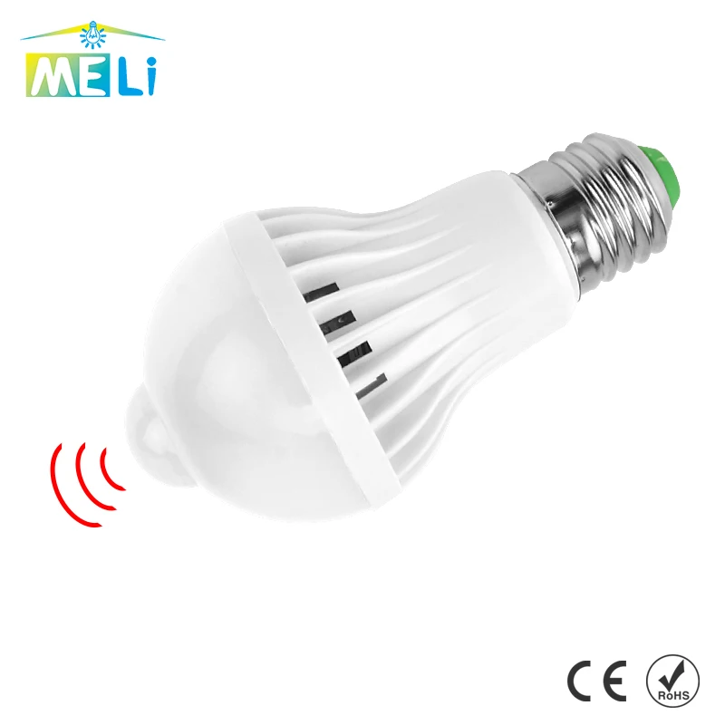 

LED PIR Motion Sensor Bulb Lampada Led E27 LED Auto Smart Infrared Motion Sensor Light 5W 7W 9W 12W 220V Emergency Night Lamp