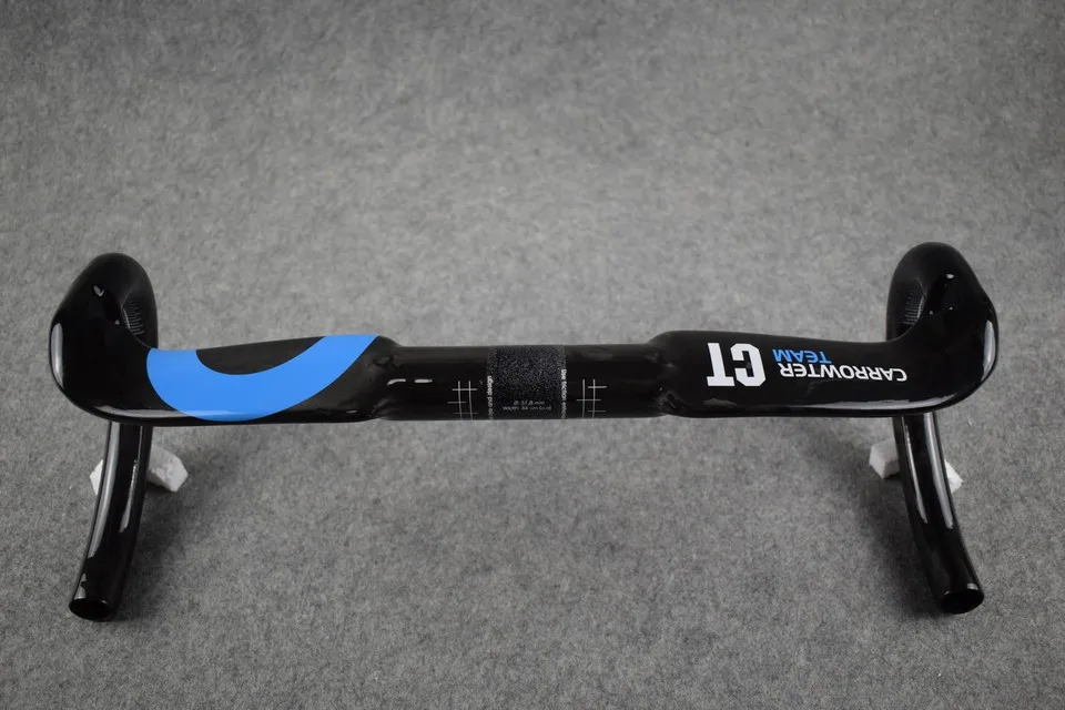 Blue CARROWTER CT Carbon Bicycle Road Handlebar 