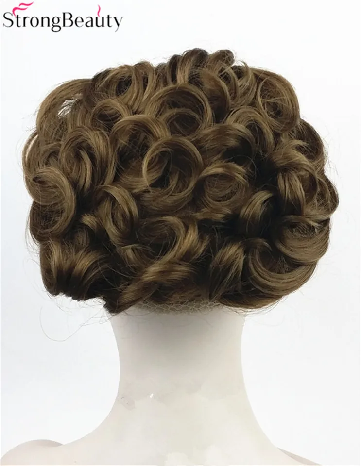 Strong Beauty Women S Synthetic Hair Chignon Combs Clip To Hair