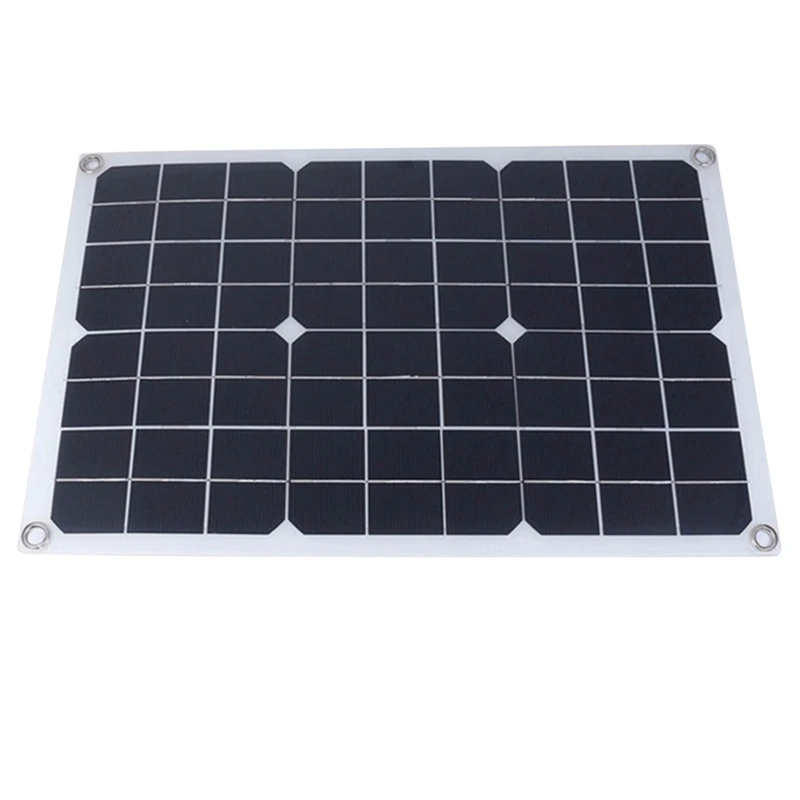 

20W 18V Mono Solar Panels Battery Charger Trickle For Phone Car