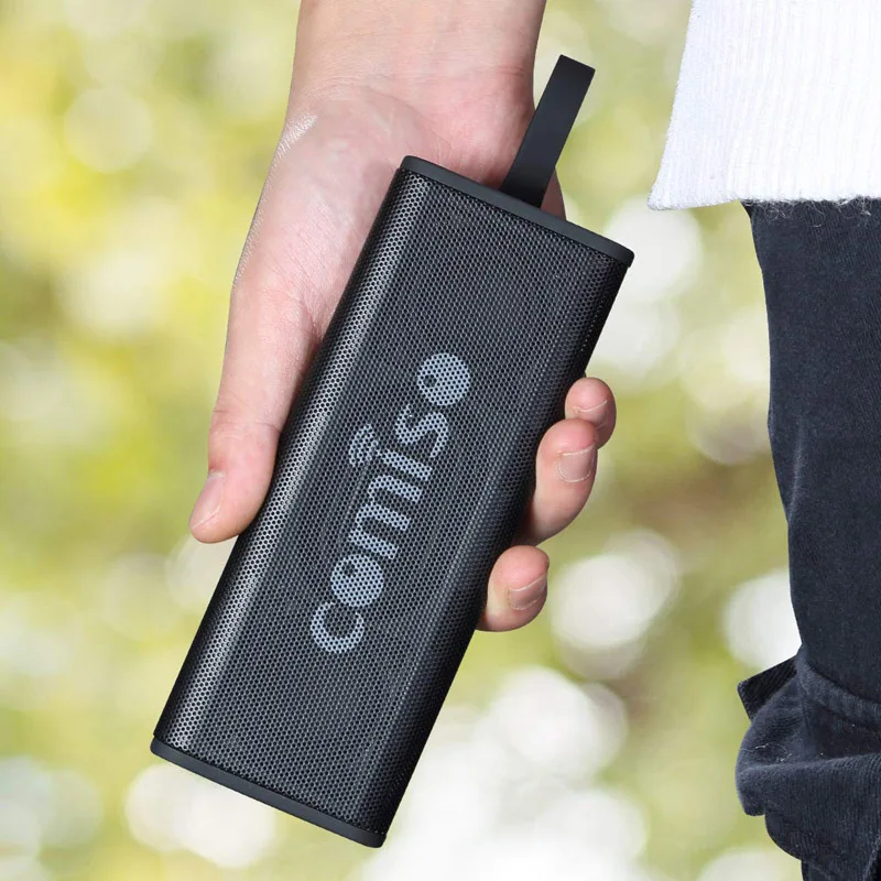 COMISO Bluetooth динамик s, IPX7 водонепроницаемый беспроводной портативный динамик громкий кристально чистый стерео звук, Насыщенные басы, для улицы