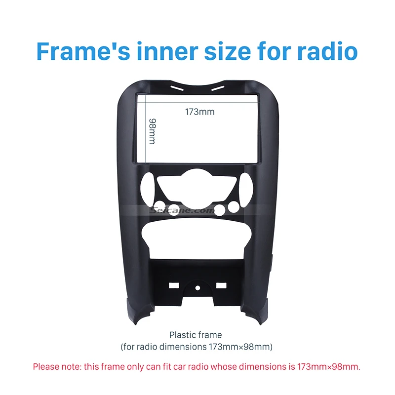 Seicane 178*100 мм 2Din автомобильный Радио фасции отделка комплект стерео DVD плеер панель установка рамка для BMW Mini Cooper R55 R56 R57