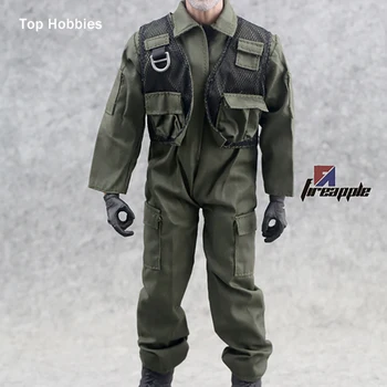 

1/6 Soldier Accessories F14/F15 Pilot Uniforms Jumpsuit Clothing Fit 12Inch Phicen Action Male Figure Doll Toys