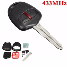 For Mitsubishi L200 Shogun for Triton Pajero Montero 2006 2007 2008 2009 2010 2011+ 2 Buttons Car Remote Key Fob 433MHz ID46