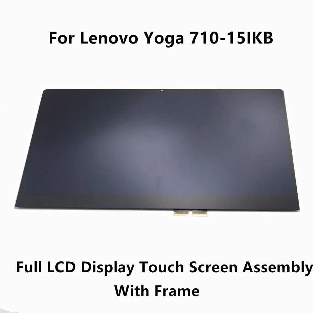 Для ноутбука Lenovo Yoga 710-15IKB полный IPS ЖК-экран панель сенсорное стекло дигитайзер в