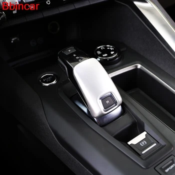 

Bbincar ABS Chrome Matte Interior Gear Shif Knob Cover trim 1piece For Citroen Aircross C5 SUV Hatchback