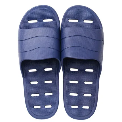 Xiaomi mijia; Тапочки для ванной; мягкие мужские сандалии; нескользящие домашние тапочки для душа; Детские повседневные Тапочки - Цвет: Dark Blue 260
