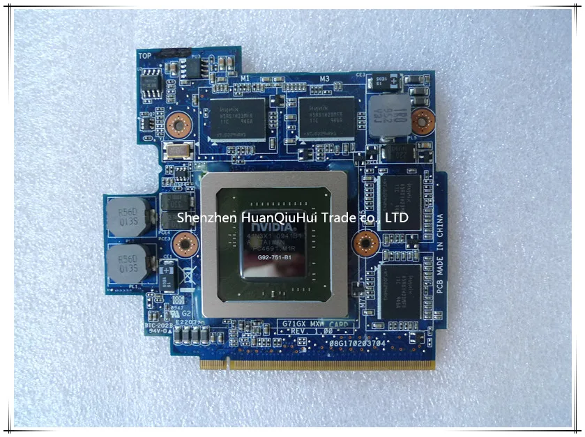  For ASUS G60VX MXM VGA G51VX G51V G60VX REV 2.1 P/N 60-NV3VG1000-D01 GTX 260M Graphics Video card G92-751-B1  