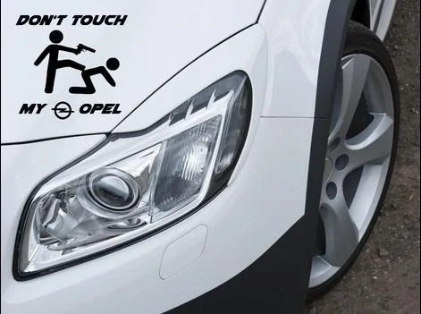 Наклейка Don t Touch my Opel Aufkleber Astra GSI Спортивная наклейка для автоспорта 12x10
