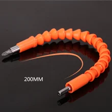 Broca flexível extensora de 200mm, suporte de broca, flexível, acessórios dremel, flexível, eixo, cor aleatória