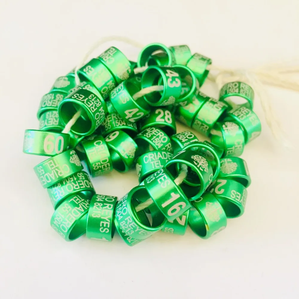 

custom pigeon bands factory wholesale aluminum bird leg rings