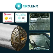 50 см* 30 см автомобиль капот двигатель межсетевой экран тепловой коврик Deadener звукоизоляция тускнеющая 19,7 ''x 11,8'' материал наклейка из алюминиевой фольги