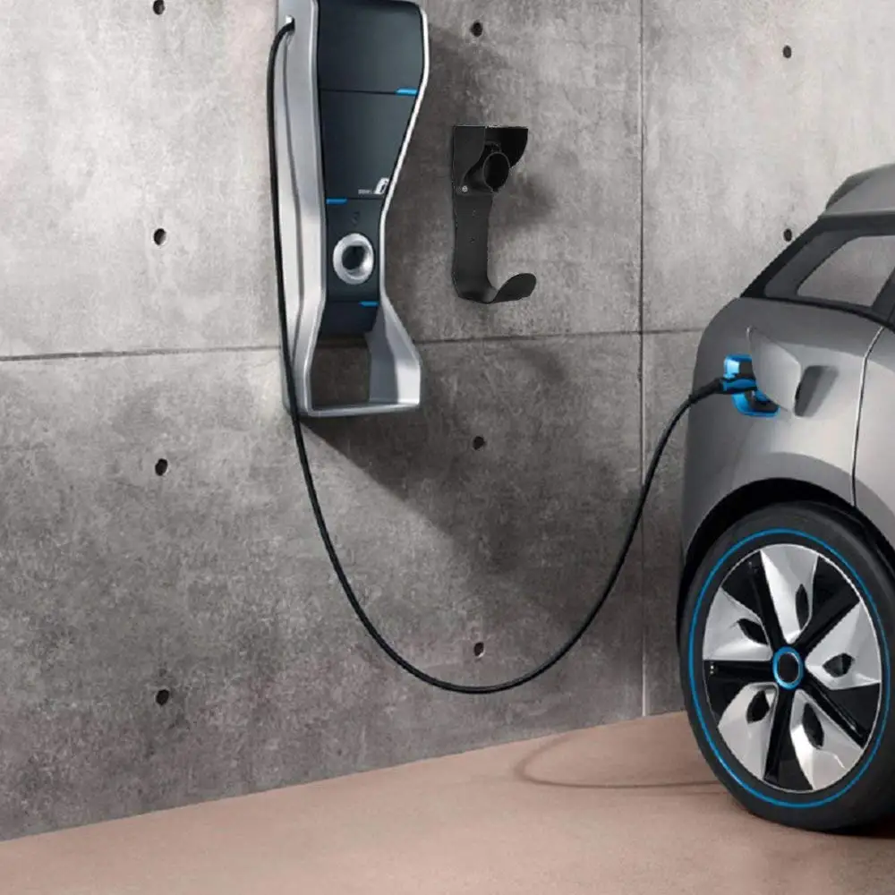 Держатель зарядного устройства EV для SAE J1772 EVSE настенный разъем электромобиля