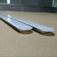 Быстрая тонкий тип 50 м/лот, 2 м/шт. алюминиевый слот с молочной или прозрачной крышкой и заглушки светодиодный светильник