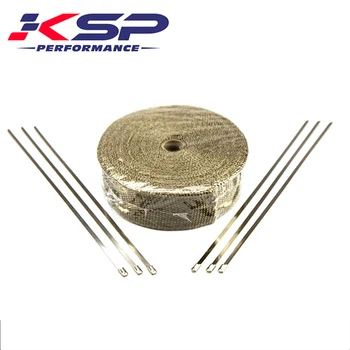 

Kingsun Titanium Heat Exhaust Thermal Wrap Tape & Stainless Ties 2''x50'