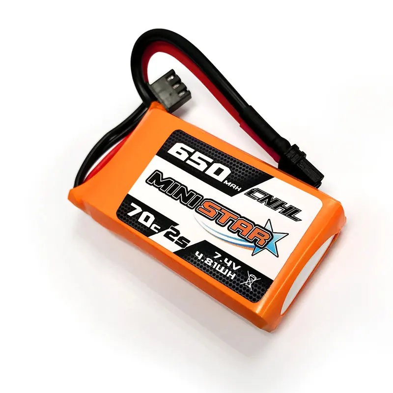 3 шт CNHL MiniStar 650mAh 7,4 V 2S 70C Lipo батарея с XT30U вилкой