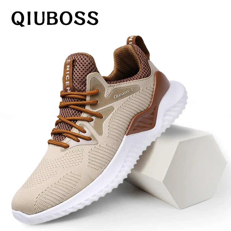 

Men Shoes Lightweight Sneakers Breathable Slip-on Casual Shoes For Adult Fashion Footwear Flying weaving Shoes Outdoor Loafers
