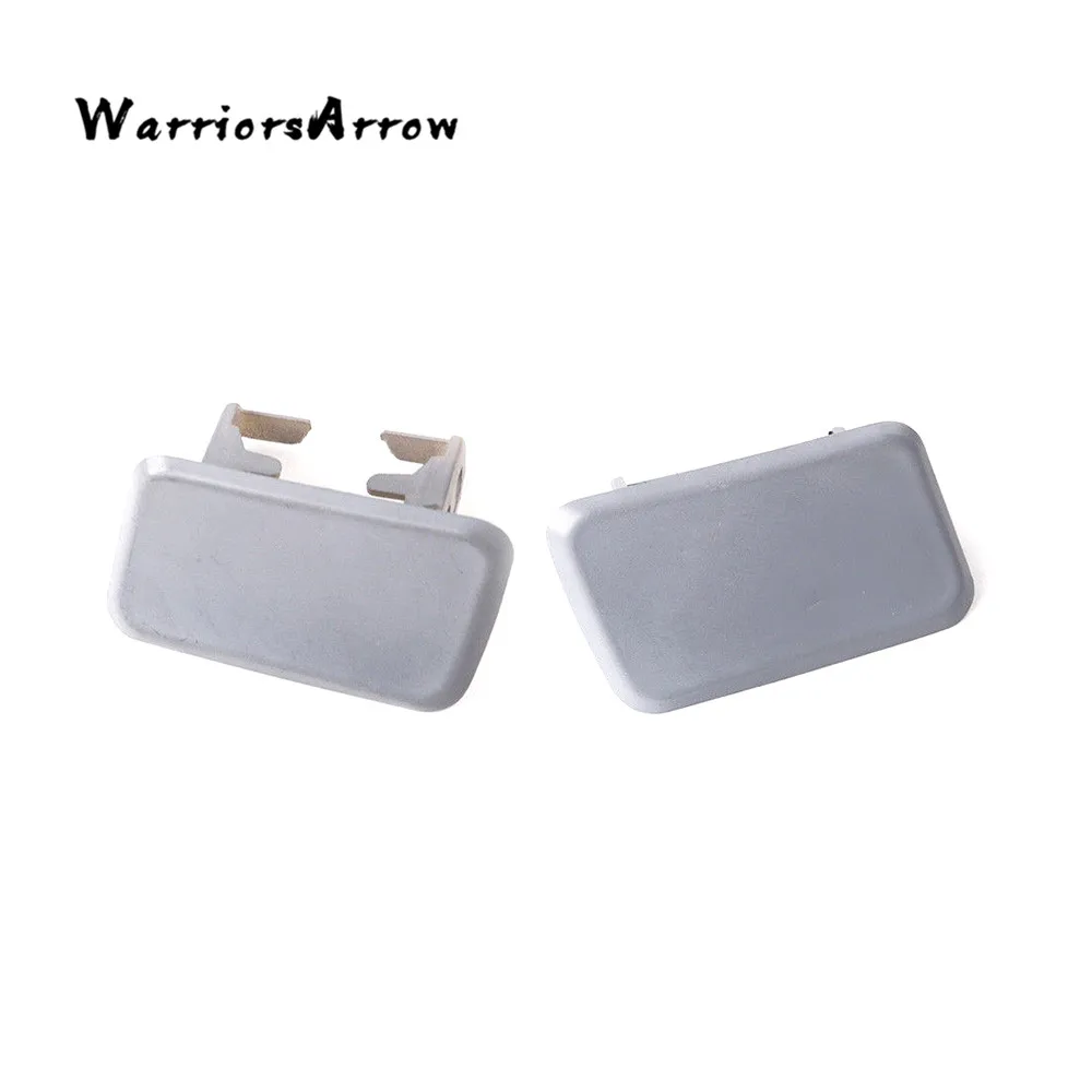 

WarriorsArrow Pair Front Headlight Washer Nozzle Jet Cover L R Primed For BMW X3 E83 2006-2010 Facelift 61673443131 61673443132