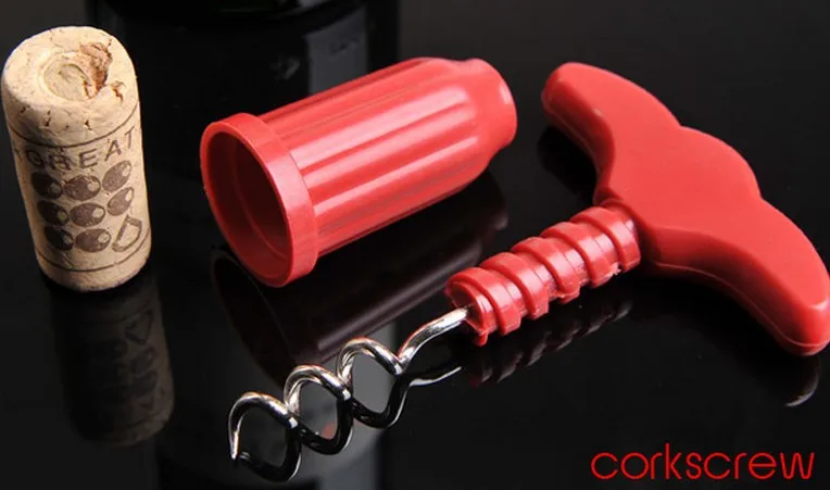 Promotion Pocket Red Wine Openers Household Grape Bottle Opener Traveling Cork Screw Puller 100Pcs / Lot Free Shipping | Дом и сад