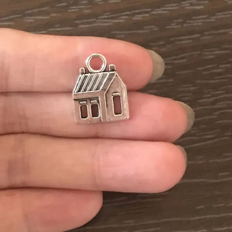 

12PCS DIY Jewelry Making Dog House Charms Zinc Alloy Pendant Charm for Bracelet Necklaces Earrings Bookmarks Zipper Pulls